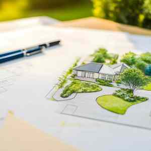 Conceptual landscape design plan for a Florida residential property.